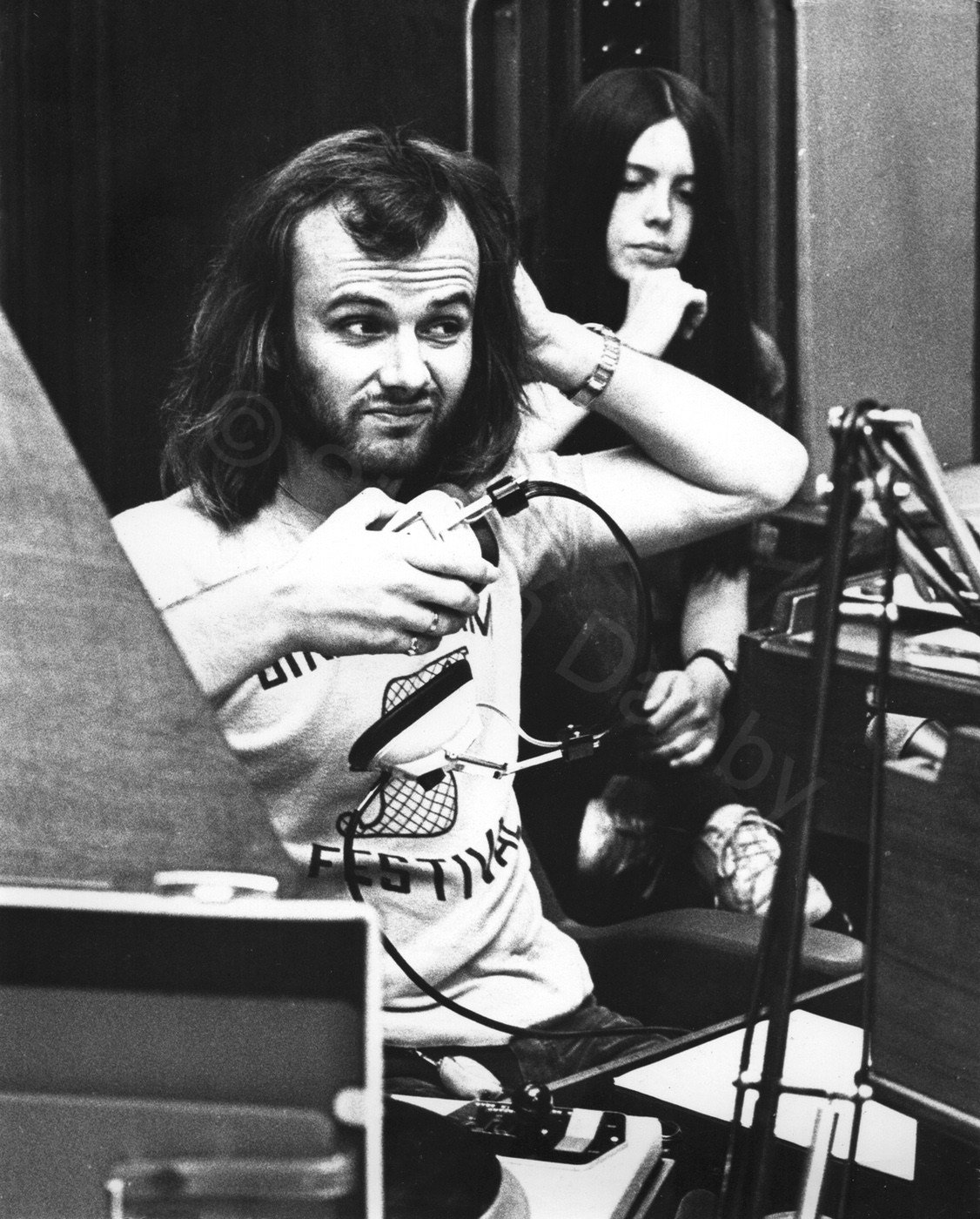 Radio One Continuity. John & Sheila. From the same evening as the 