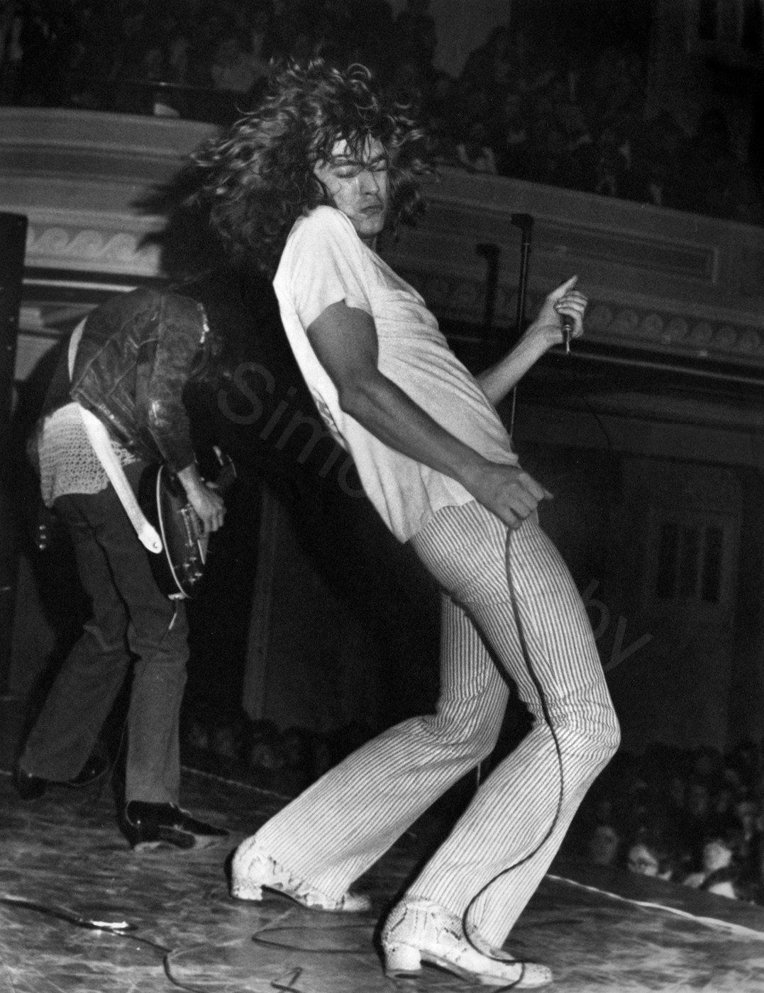 Robert Plant- Led Zeppelin- at Newcastle City Hall. A mate said, 